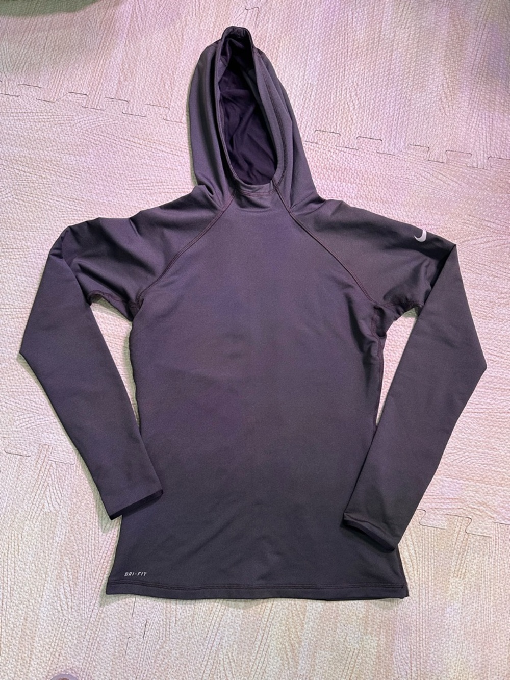 Nike Black Women's Lightweight Hooded Performance Top